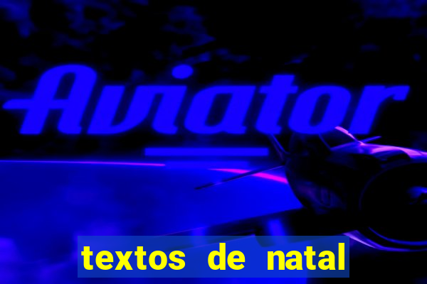 textos de natal para leitura